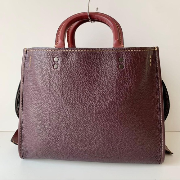 Coach Rogue 30 Burgundy - Picture 2 of 16